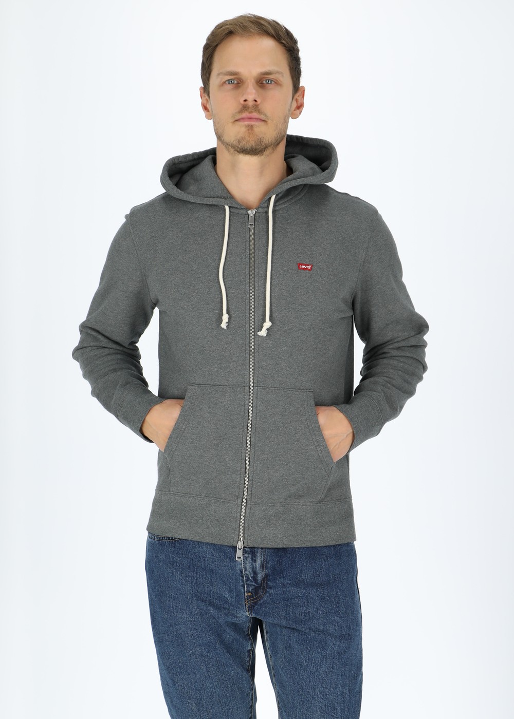 New Original Zip Up, Charcoal H, S, Hoodies | Herr - Kläder - Tröjor - Hoodies | Padelspecialisterna