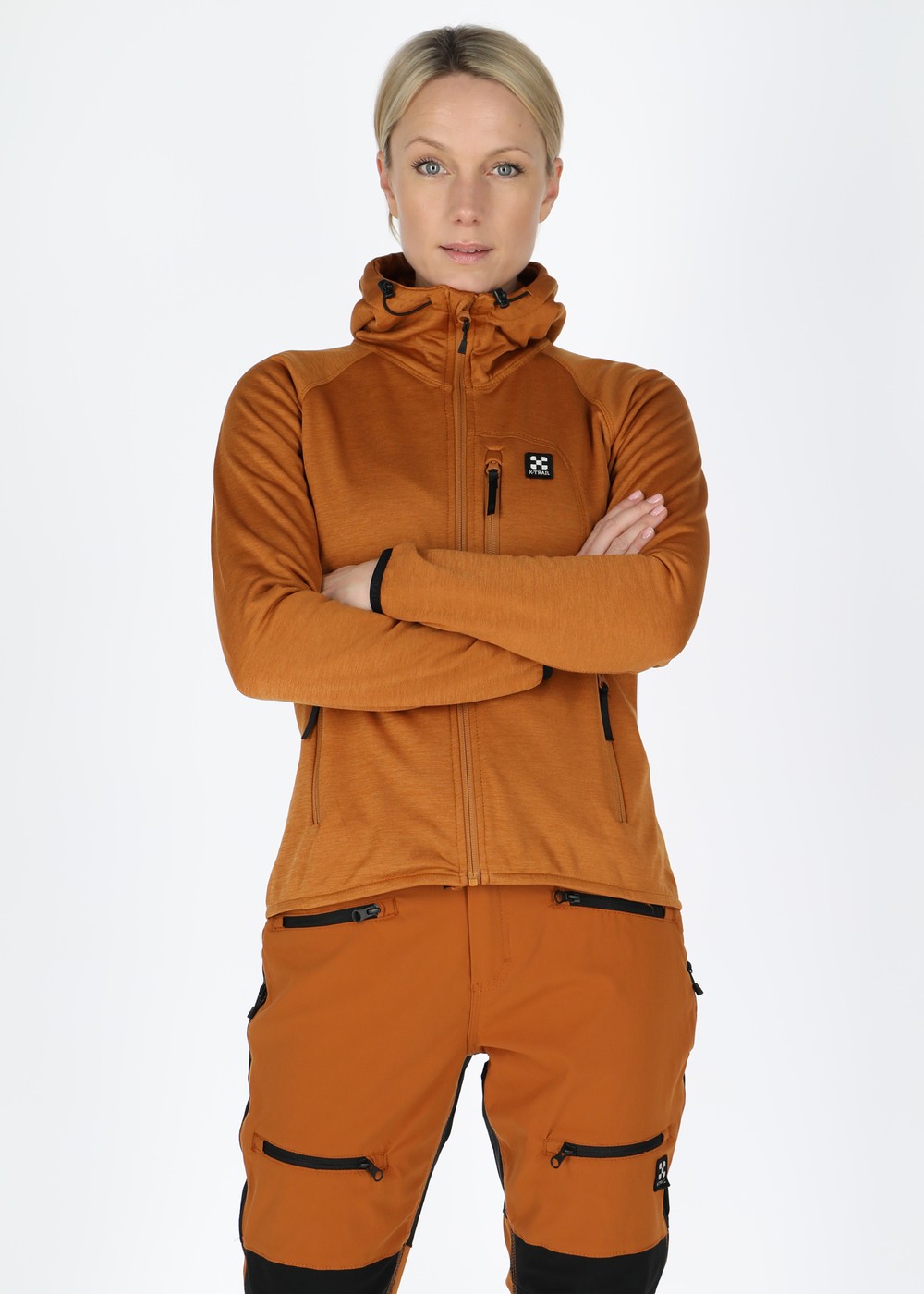 Colorado Stretch Melange Hood W, Almond Melange, 34, Tröjor | Dam - Aktivitet - Outdoorkläder - Tröjor | Padelspecialisterna