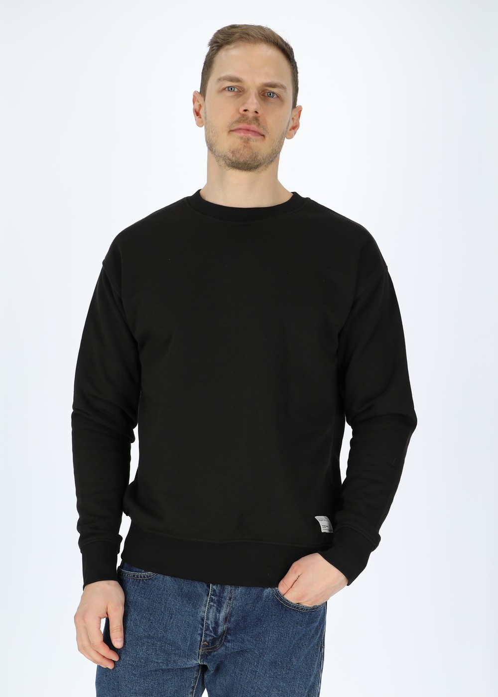 Sdlenz Crew Sw, True Black, L, Sweatshirts | Herr - Kläder - Tröjor - Sweatshirts | Padelspecialisterna