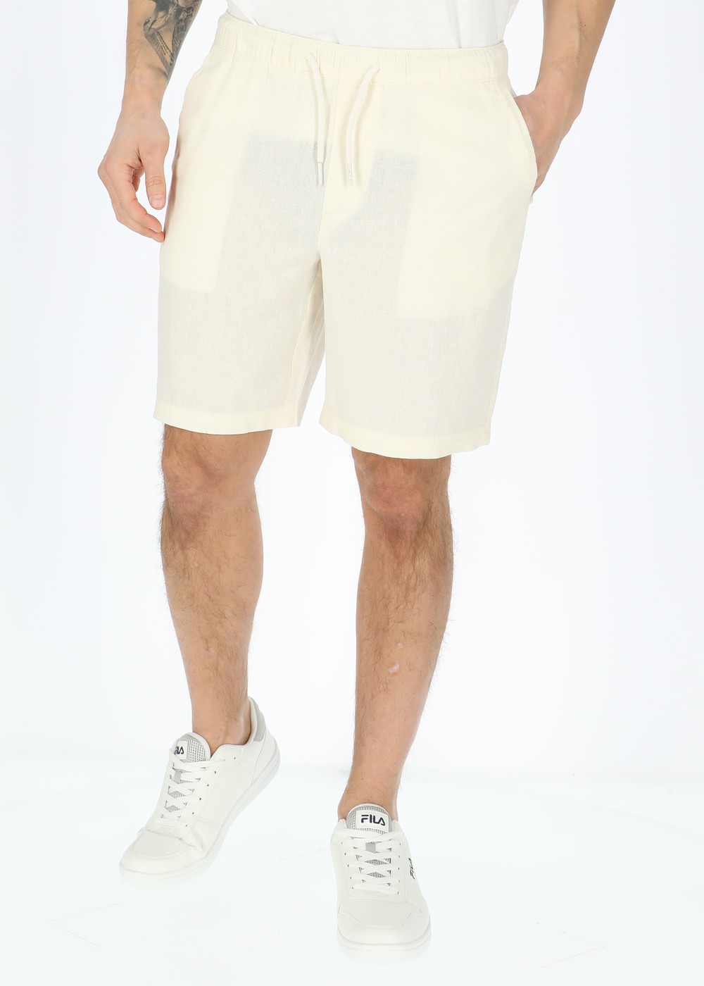 Sdaurelius Elasticated, Off White, L, Vardagsshorts | Herr - Kläder - Shorts - Vardagsshorts | Padelspecialisterna