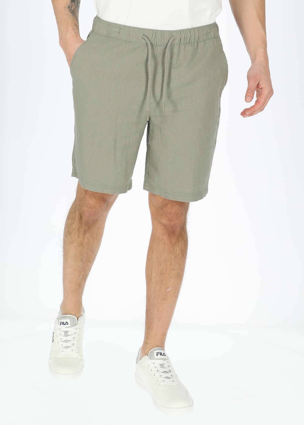 Sdaurelius Elasticated, Vetiver, M, Vardagsshorts | Herr - Kläder - Shorts - Vardagsshorts | Padelspecialisterna