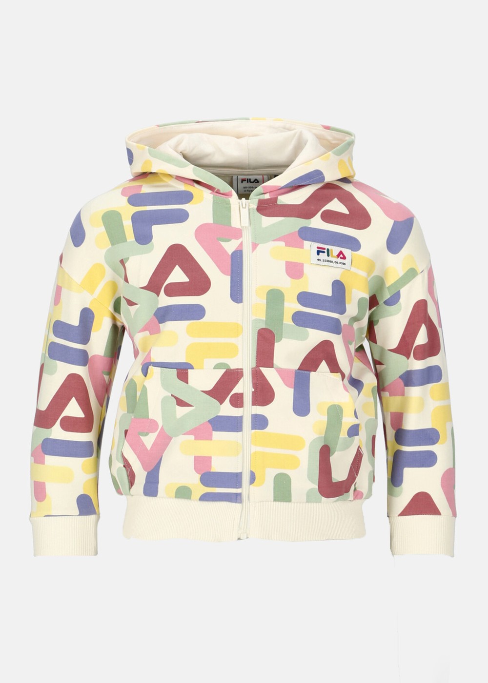 Trennewurth Aop Zip Jacket, Antique White Letter Aop, 110/116, Vårjackor | Mode - Jackor - Vårjackor | Padelspecialisterna