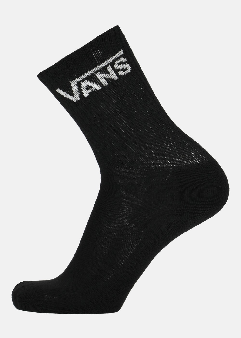 Vans Crew-B Size 1-6 3pk, Black 2, Onesize, Bomullsstrumpor | Junior - Kläder - Strumpor - Bomullsstrumpor | Padelspecialisterna