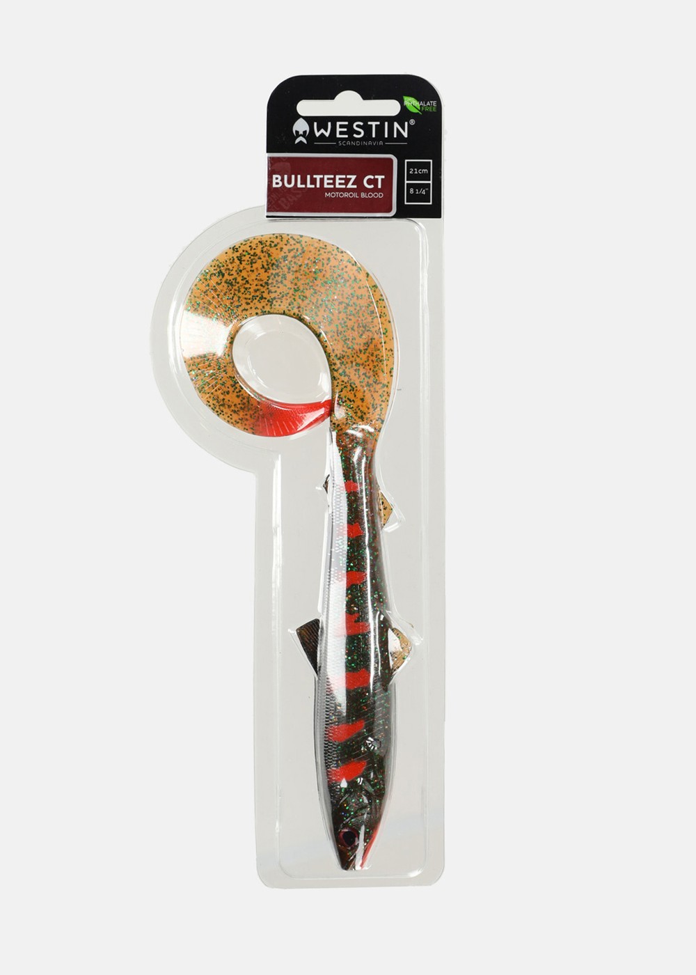 Bullteez Curltail, Motoroil Blood, 21, Jiggar | Sport & aktivitet - Fiske - Fiskedrag - Jiggar | Padelspecialisterna