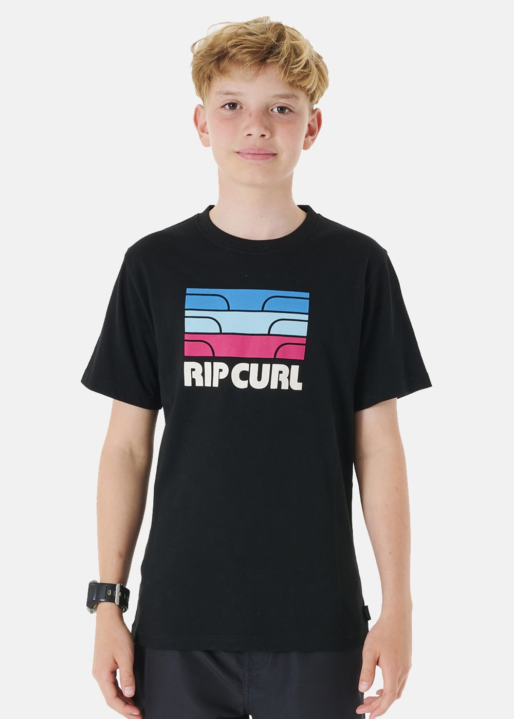 Surf Revival Mumma Tee-Boy, Black, 8, T-Shirts | Junior - Kläder - T-shirts | Padelspecialisterna