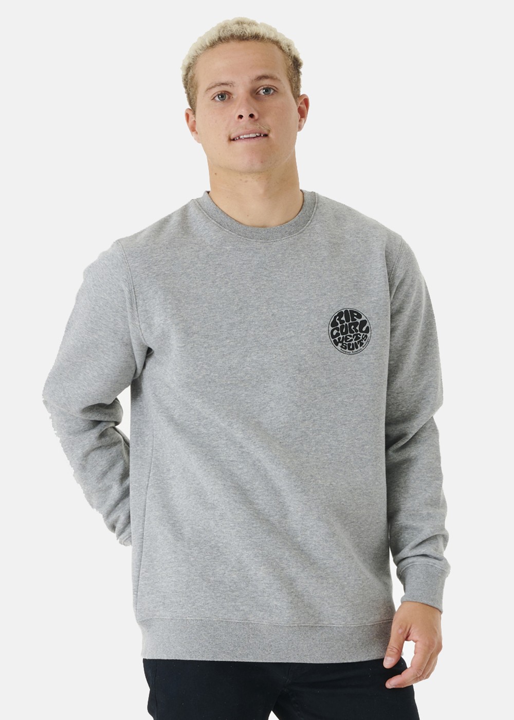Wetsuit Icon Crew, Grey Marle, S, Sweatshirts | Herr - Kläder - Tröjor - Sweatshirts | Padelspecialisterna