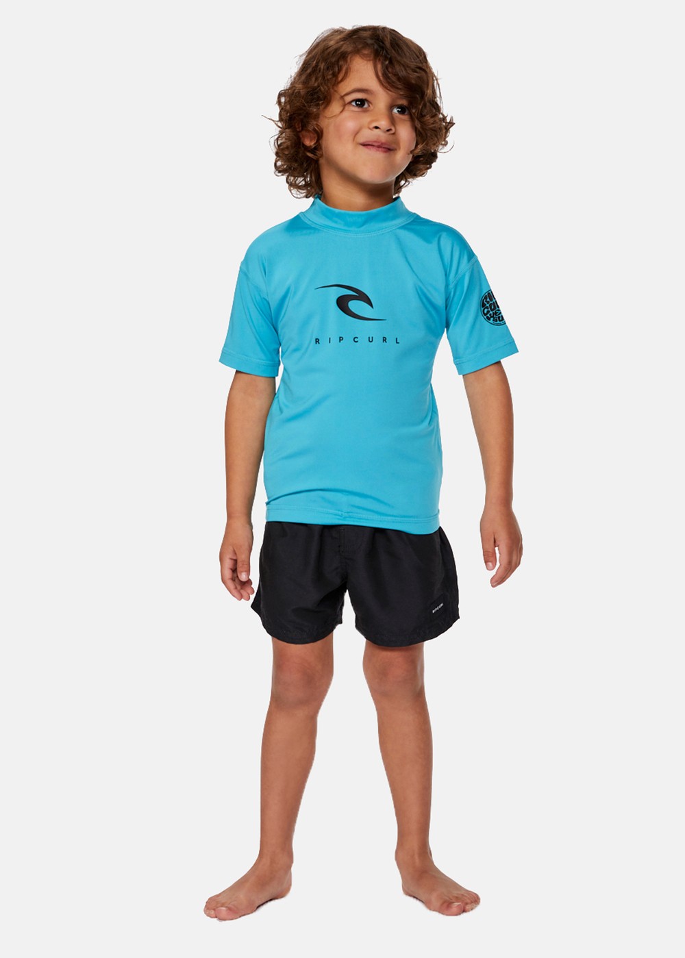 Corps S/S Rash Vest -Boy, Blue, 2, Bikinis | Junior - Kläder - Badkläder - Bikinis | Padelspecialisterna
