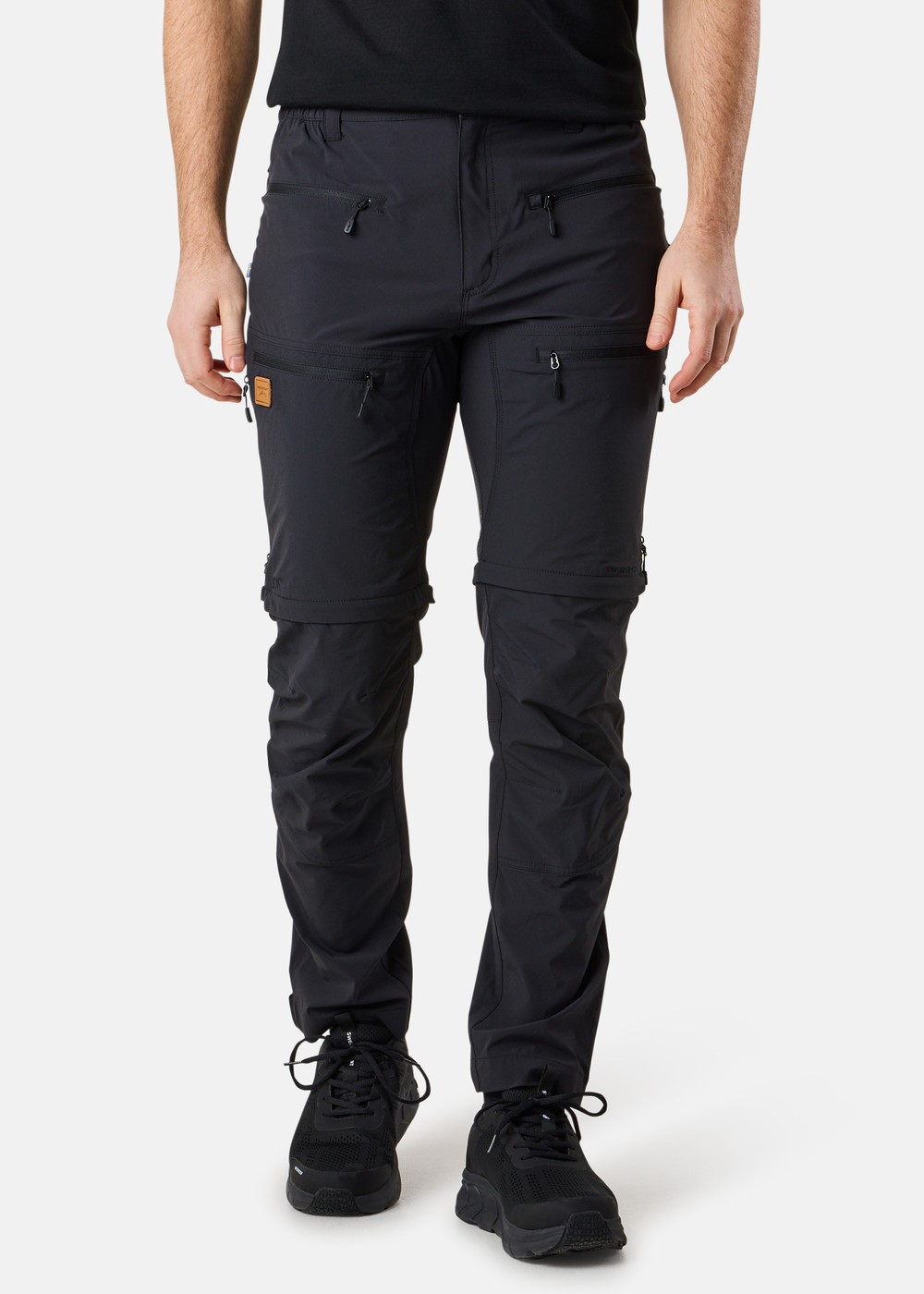 Lofoten Stretch Zip-Off Pants, Black/Black, Xs, Vandringsbyxor | Sport & aktivitet - Friluftsliv - Vandringskläder - Vandringsbyxor | Padelspecialisterna