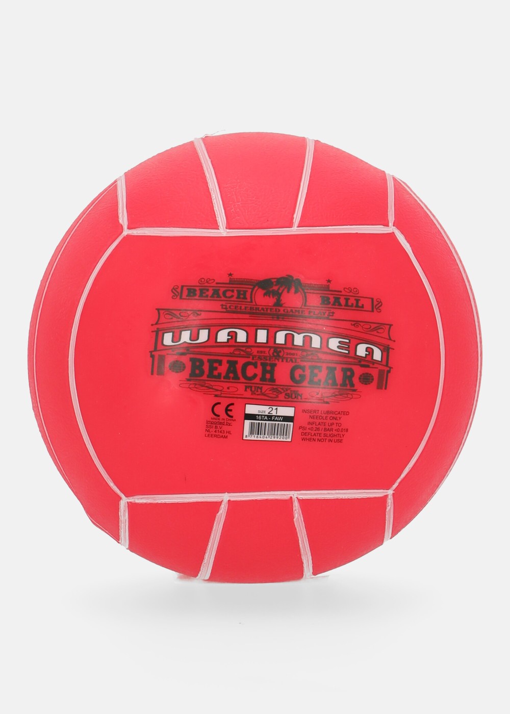 Beach Ball Pvc, Fluorescent Pink, 21cm, Sommarlek | Sport & aktivitet - Sommar & Hav - Sommarlek | Padelspecialisterna