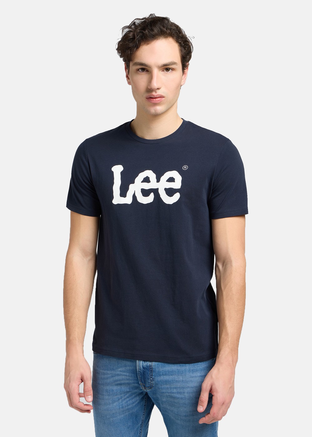 Wobbly_Logo_Tee Navy_Drop, Blue, 2xl, T-Shirts | Herr - Kläder - T-shirts | Padelspecialisterna