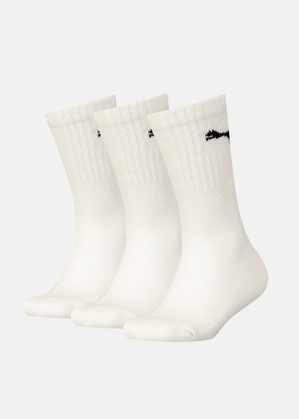 Puma Kids Crew Sock 3p, White, 35-38, Bomullsstrumpor | Junior - KlÀder - Strumpor - Bomullsstrumpor | Padelspecialisterna