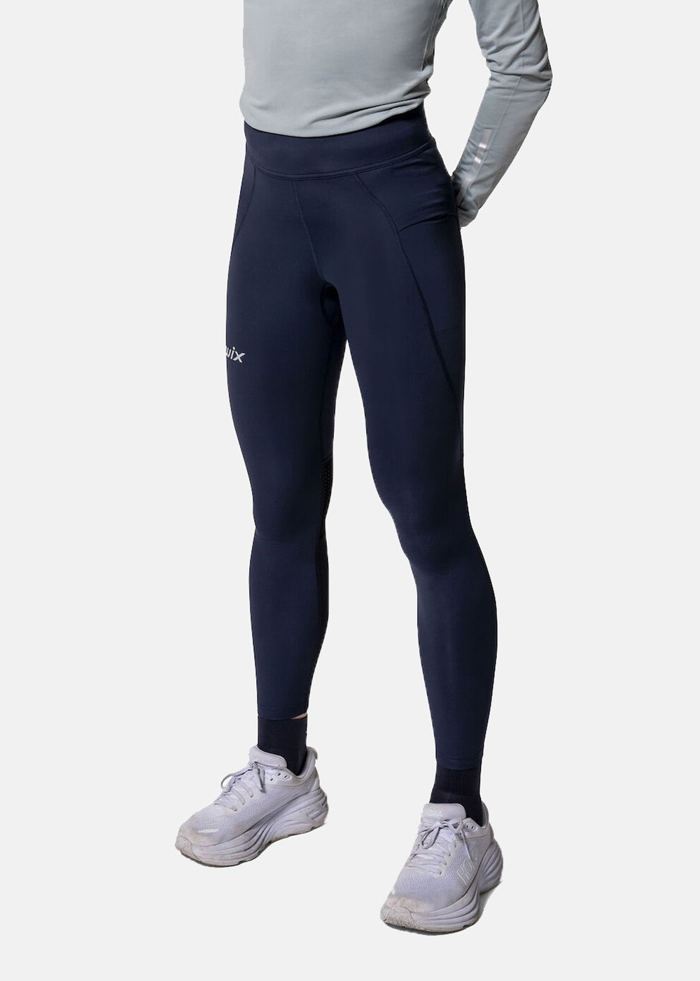 Pace High Waist Tights W, Dark Navy, Xs, Långa Tights | Dam - Kläder - Tights - Långa tights | Padelspecialisterna