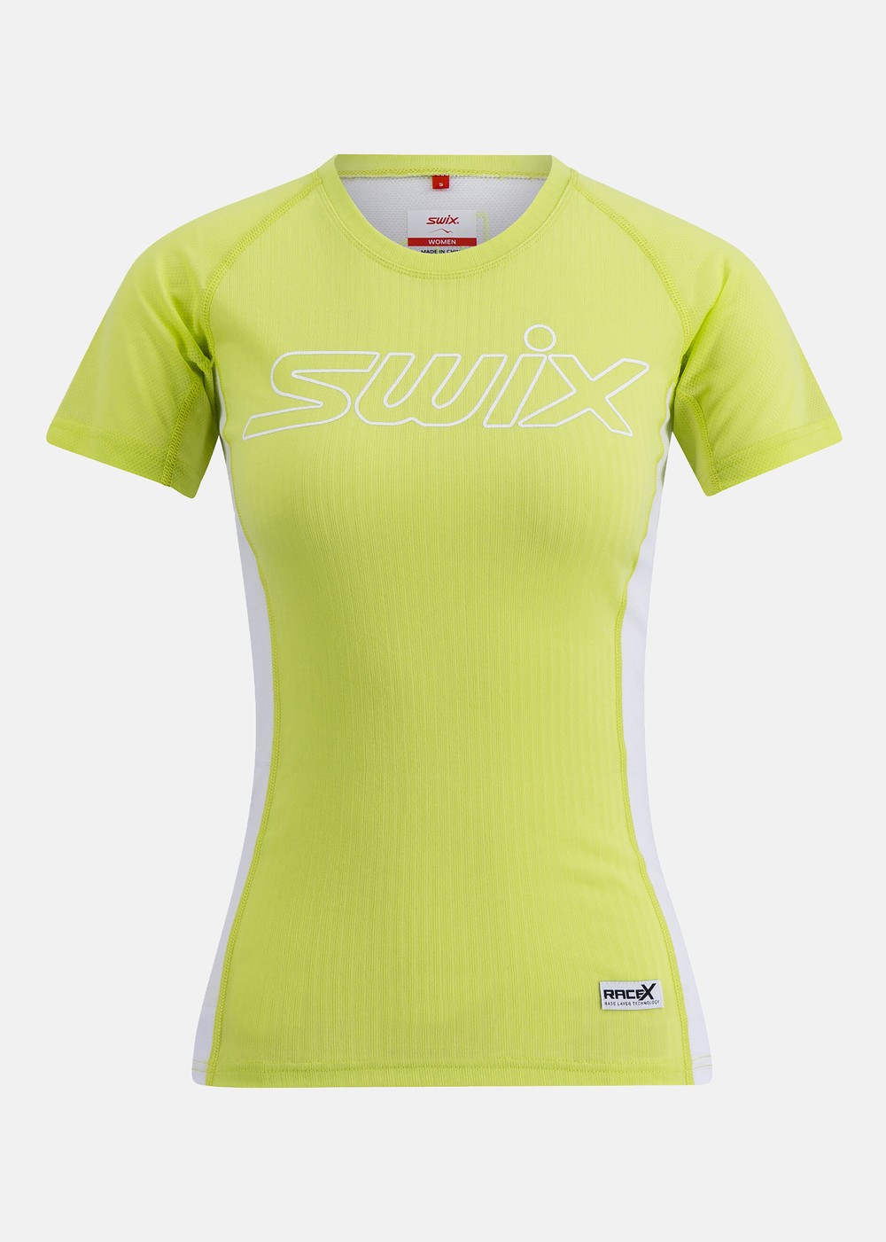 Racex Light Ss W, Lime / Bright White, L, Tränings-T-Shirts | Dam - Aktivitet - Träningskläder - Tränings-t-shirts | Padelspecialisterna