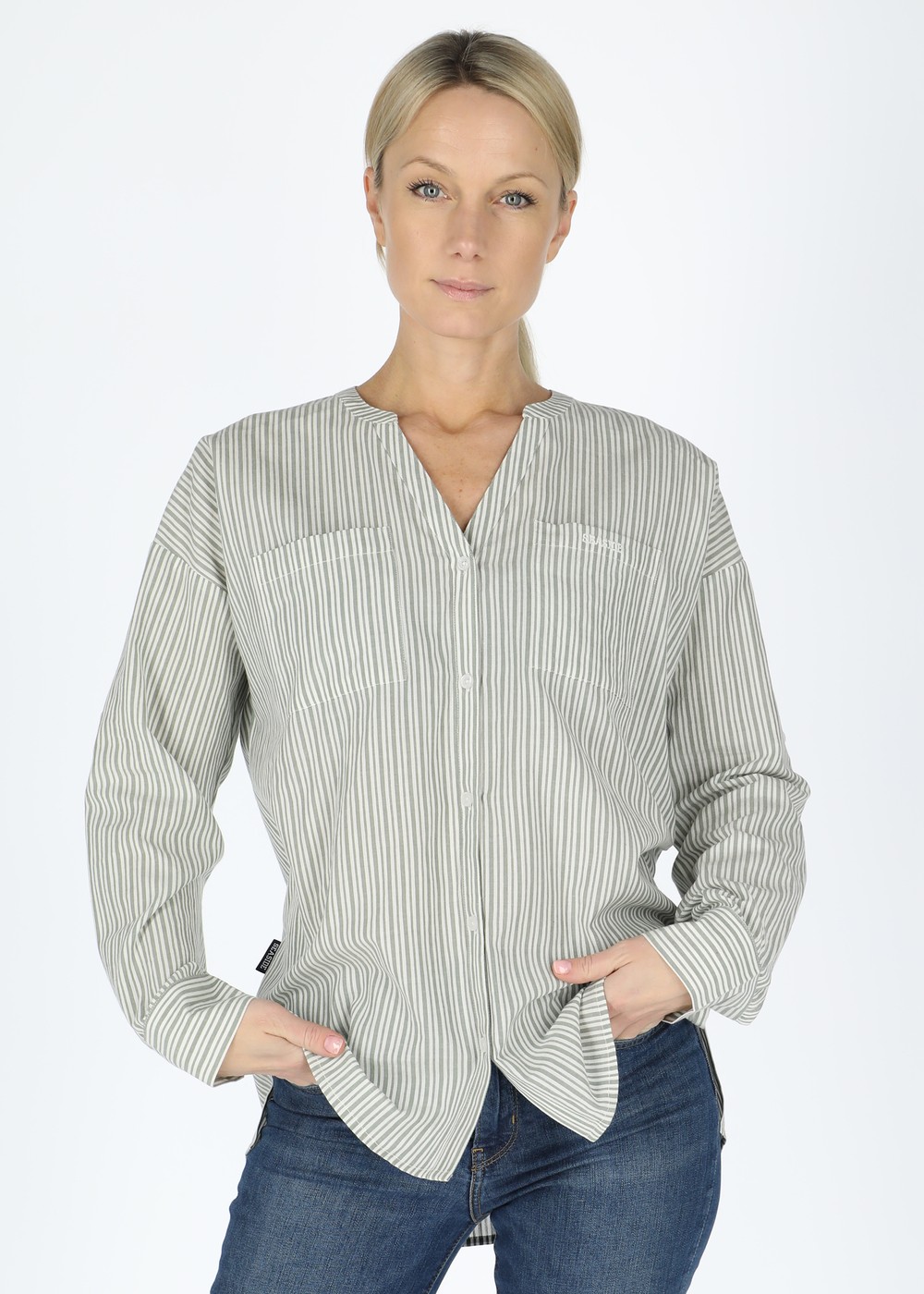 Houston Oversized Shirt W, Seaweed Green, 36, Skjortor | Dam - Kläder - Piketröjor & Skjortor | Padelspecialisterna