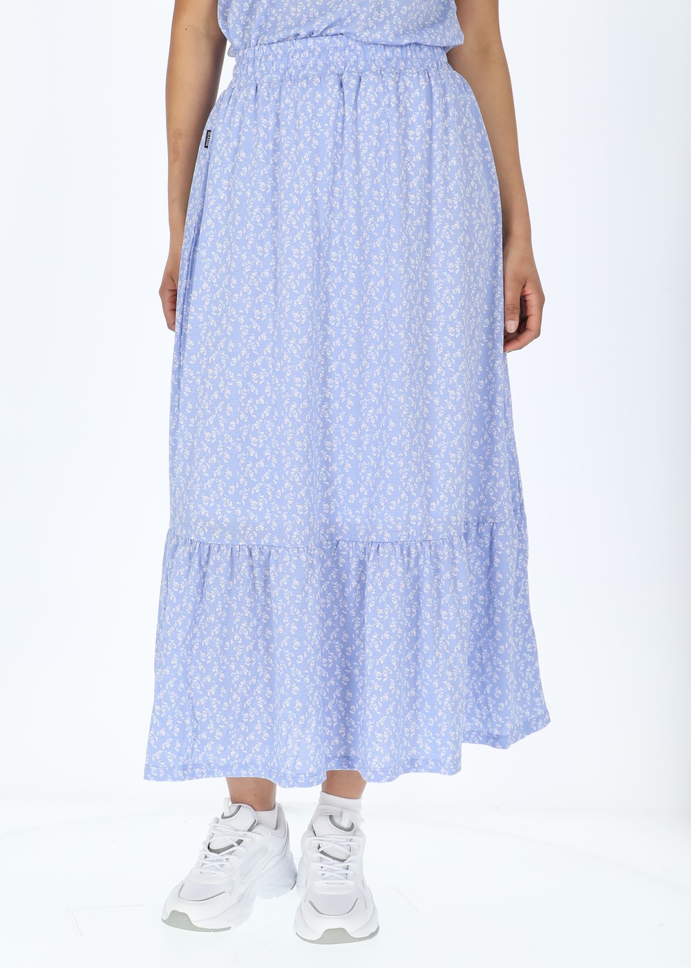Maine Long Skirt W, Blue Flower, 44, Kjolar | Dam - Kläder - Kjolar | Padelspecialisterna