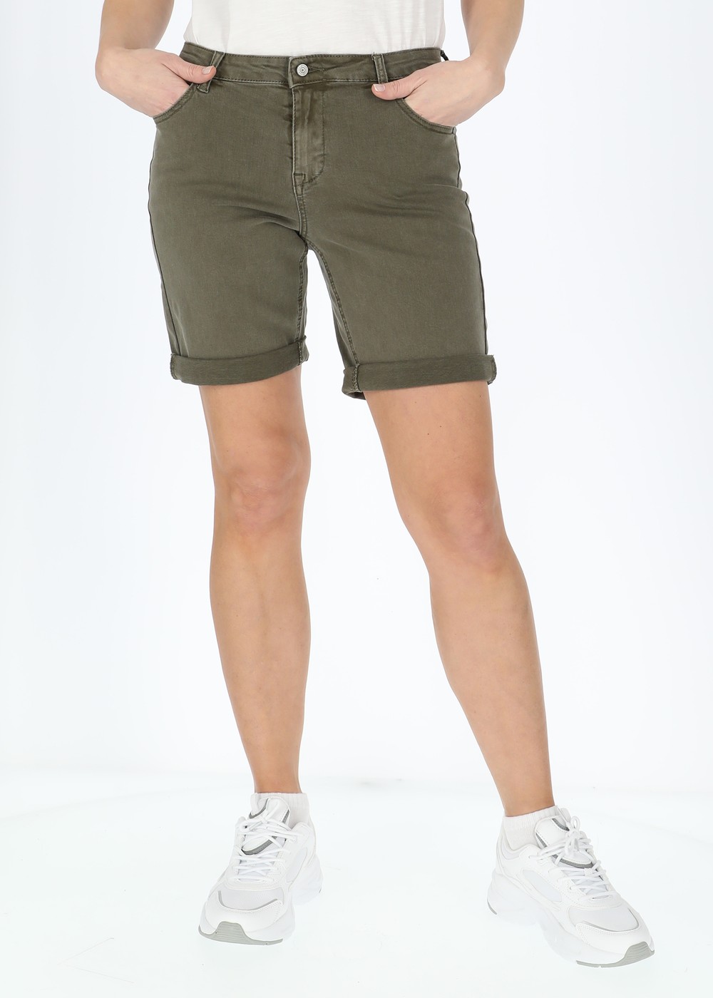 Oregon Twill Shorts W, Olive, 44, Vardagsshorts | Dam - Kläder - Shorts - Vardagsshorts | Padelspecialisterna