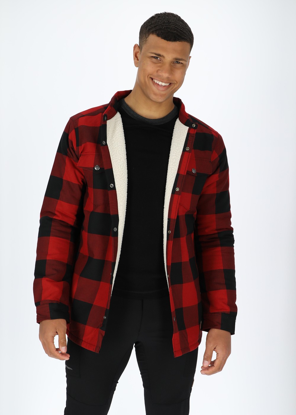 Forest Pile Shirt Ii, Red/Black, Xl, Långärmade Skjortor | Herr - Kläder - Skjortor - Långärmade skjortor | Padelspecialisterna