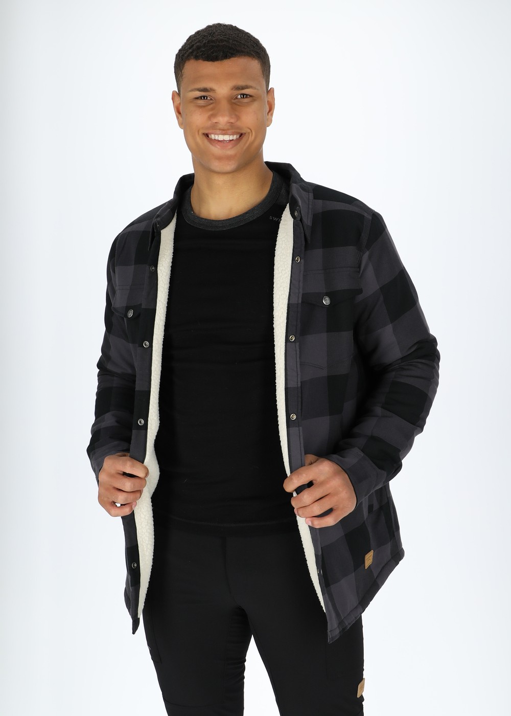 Forest Pile Shirt Ii, Charcoal/Black, Xl, Långärmade Skjortor | Herr - Kläder - Skjortor - Långärmade skjortor | Padelspecialisterna