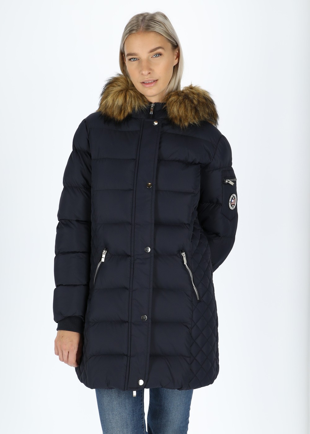 Emelie -2, Navy, 48, Vinterjackor | Dam - Kläder - Jackor - Vinterjackor | Padelspecialisterna