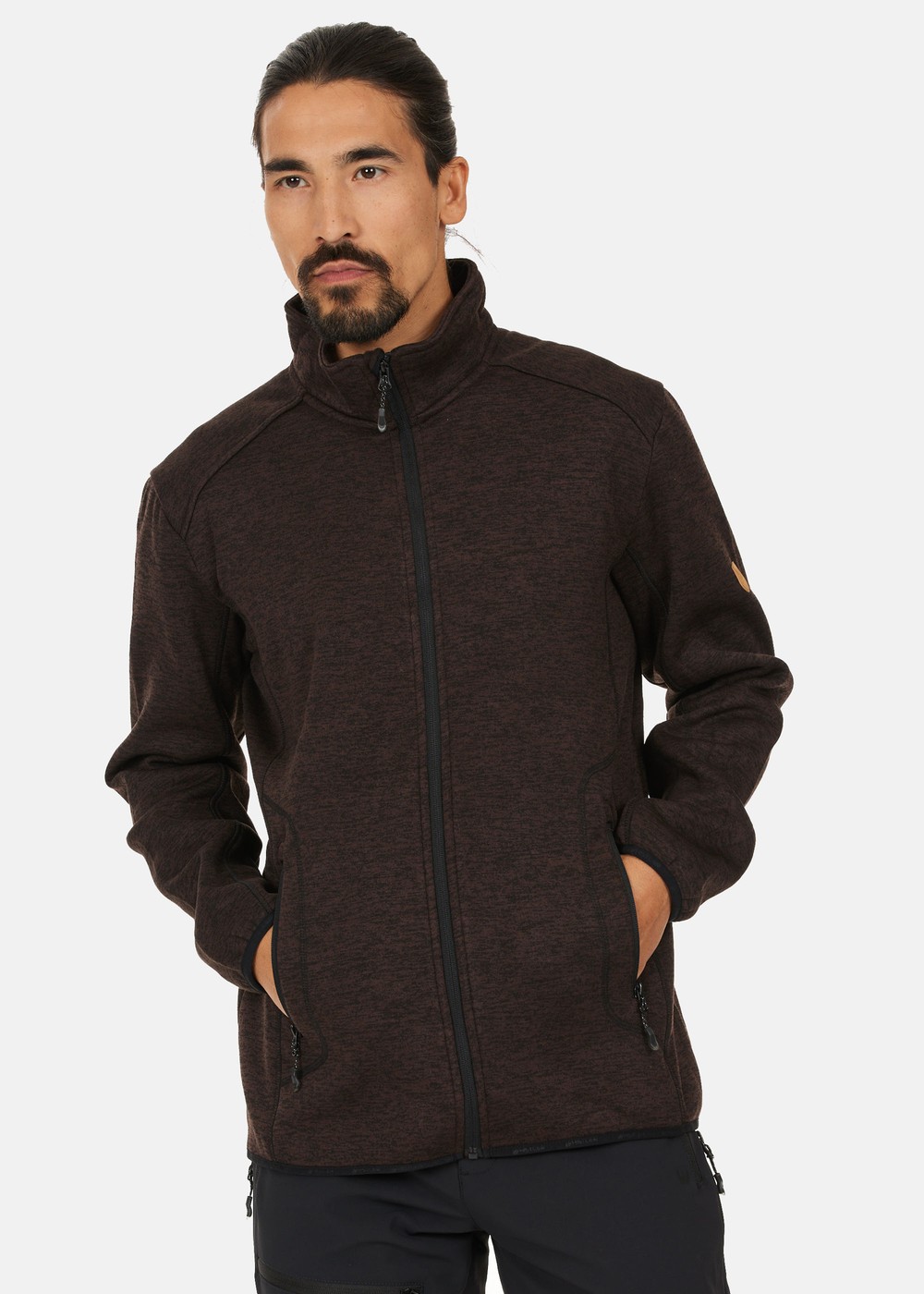 Sampton M Melange Fleece Jacke, Java, 3xl, Höstjackor | Mode - Jackor - Höstjackor | Padelspecialisterna