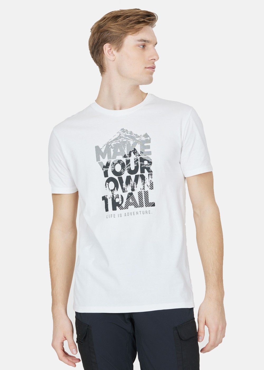 Hitch M Ss T-Shirt, White, Xl, T-Shirts | Herr - Kläder - T-shirts | Padelspecialisterna