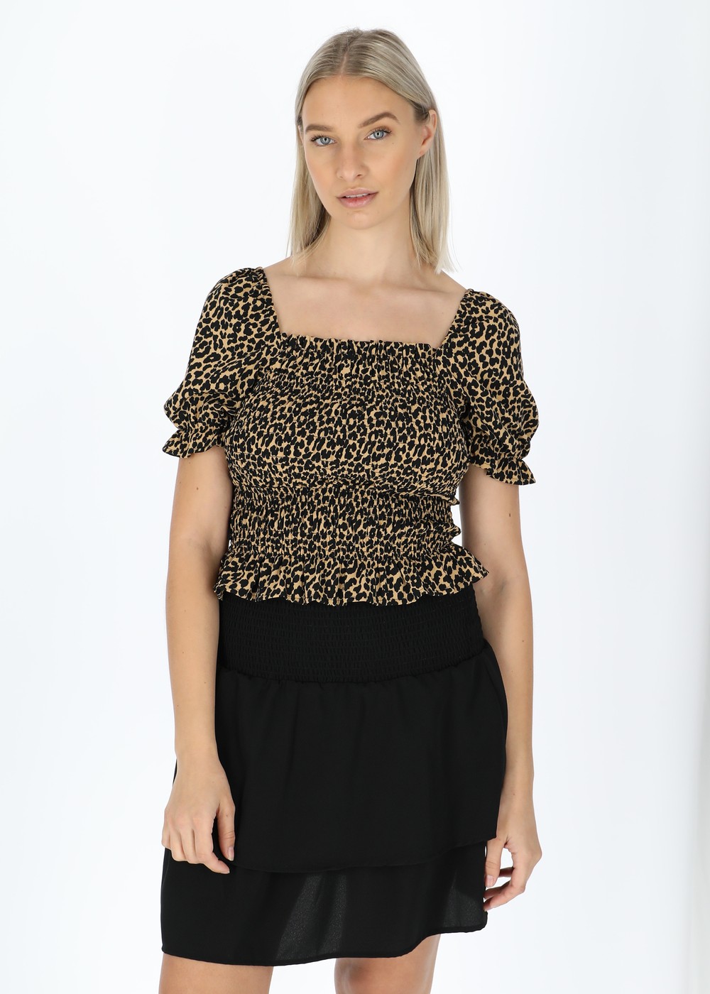 Miami Smock Top W, Leopard, 46, Toppar | Dam - Kläder - Toppar | Padelspecialisterna