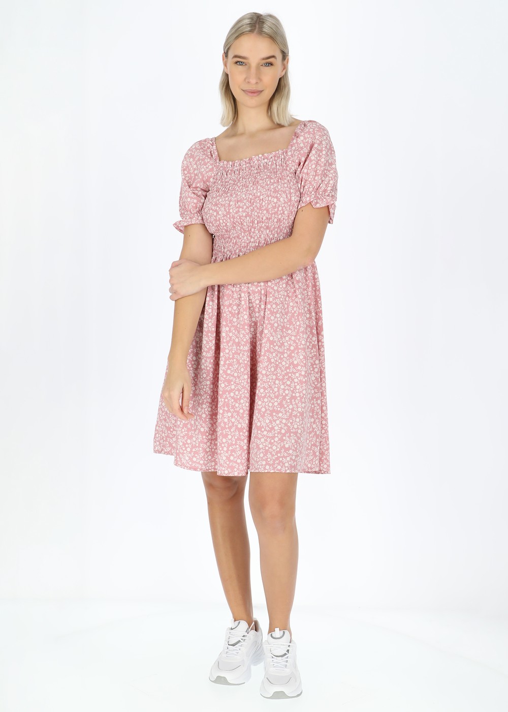 Miami Smock Dress W, Dusty Rose Flower, 40, Bästsäljare | Dam - Bästsäljare | Padelspecialisterna