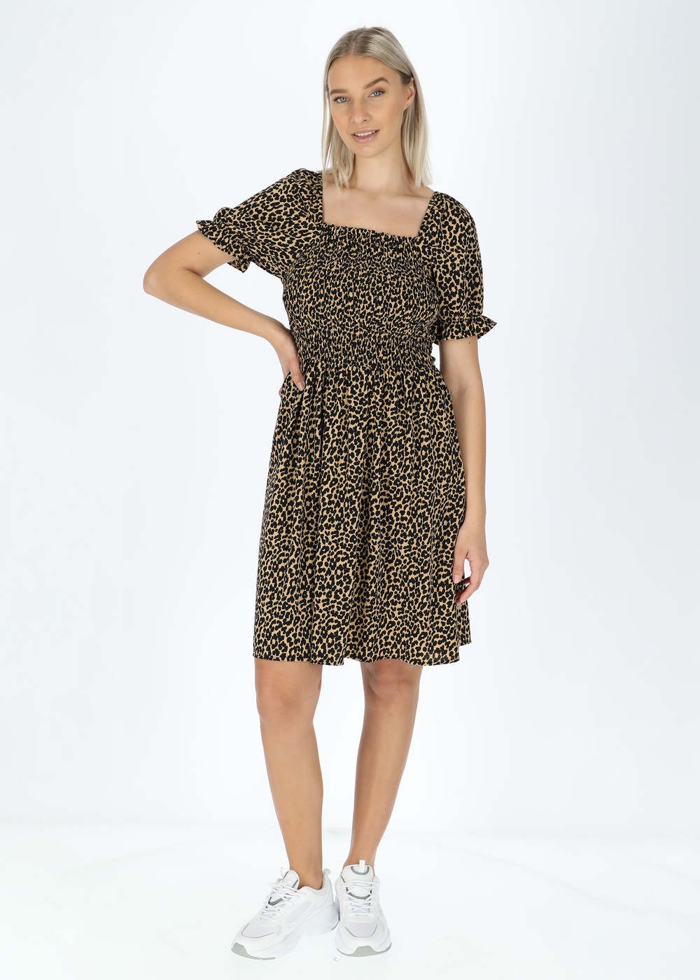 Miami Smock Dress W, Leopard, 36, Bästsäljare | Dam - Bästsäljare | Padelspecialisterna