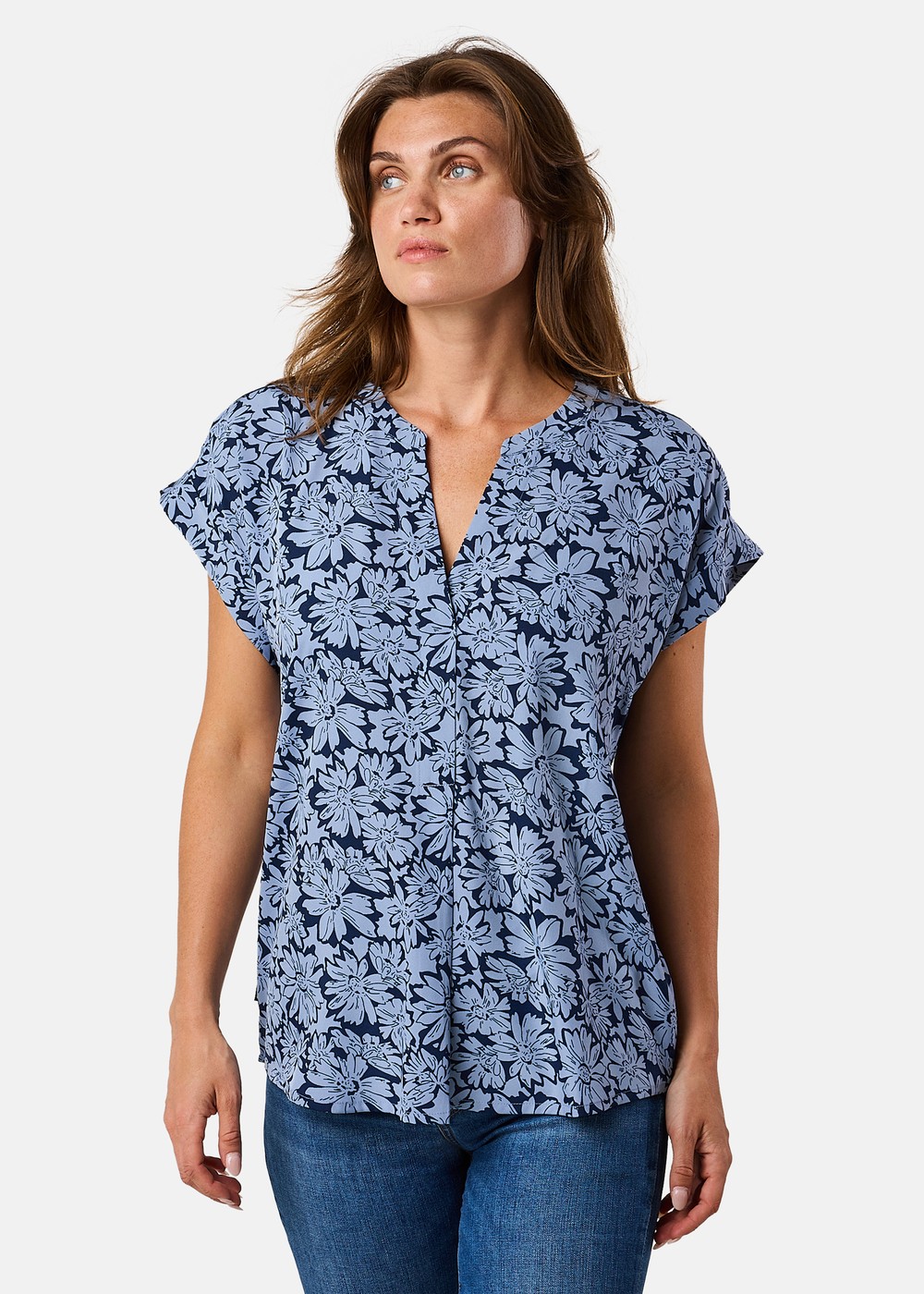 Sankt Claud Tunic Top W, Daisey Flower Blue, 40, Bästsäljare | Dam - Bästsäljare | Padelspecialisterna