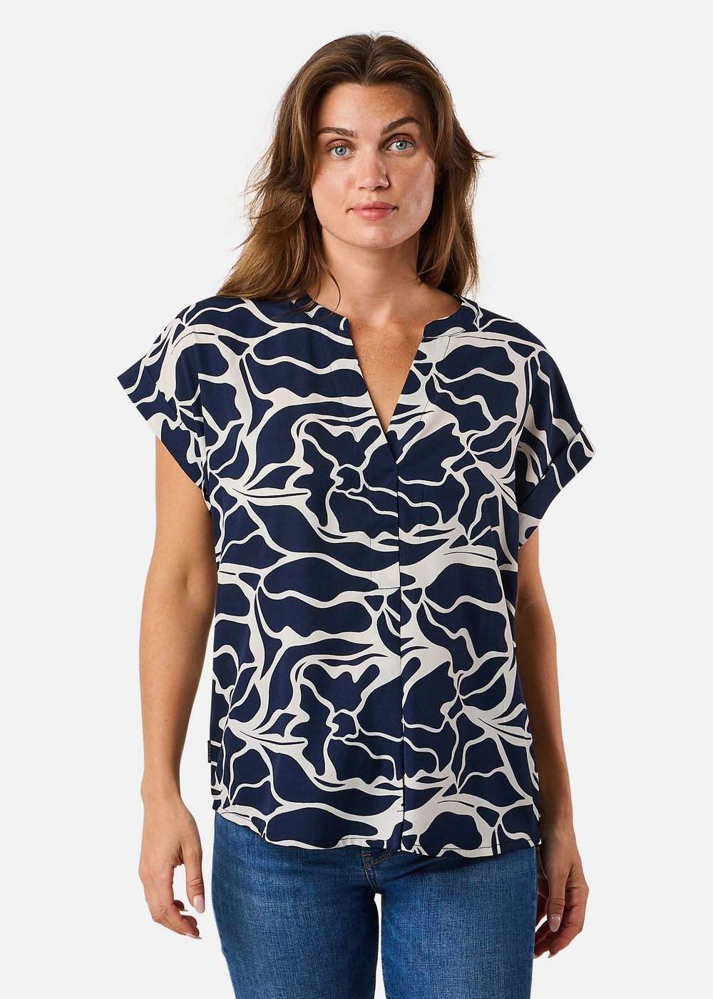 Sankt Claud Tunic Top W, Navy Flower, 48, Bästsäljare | Dam - Bästsäljare | Padelspecialisterna