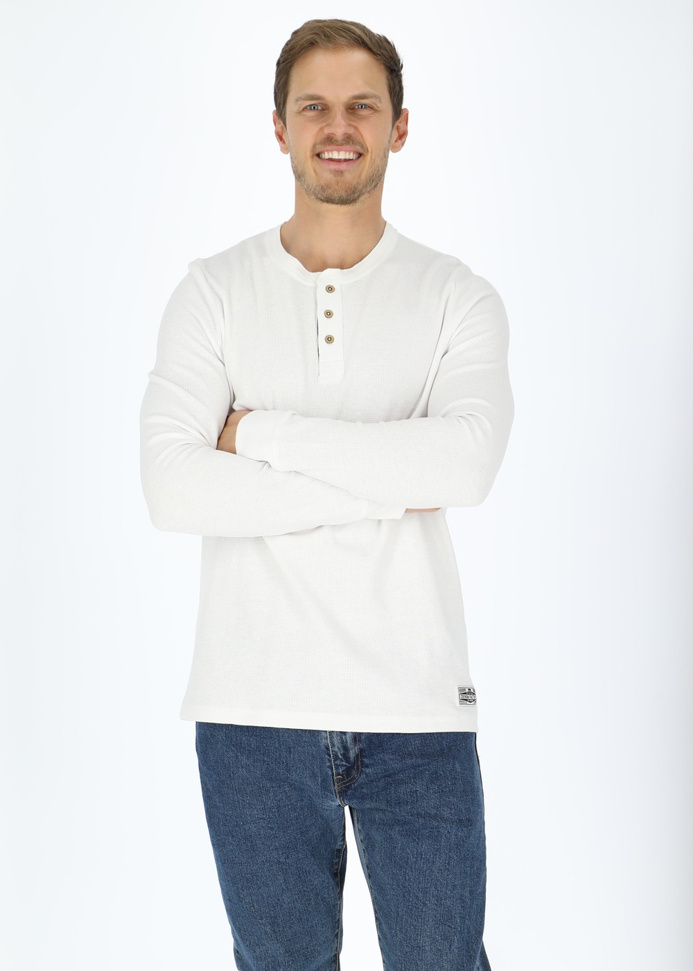 Henley Shirt, White, 3xl, Sweatshirts | Herr - Kläder - Tröjor - Sweatshirts | Padelspecialisterna