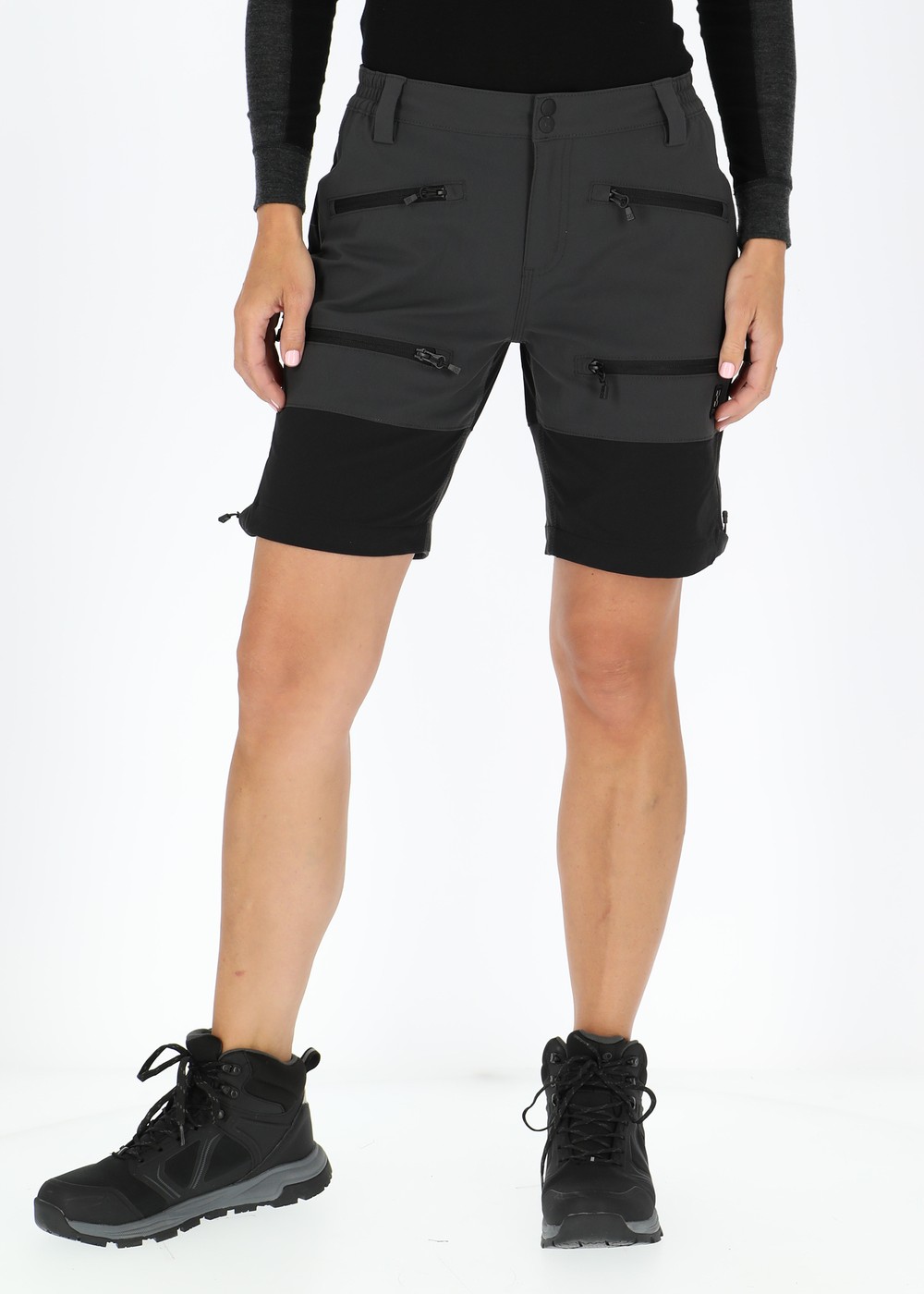 Colorado Stretch Shorts W, Charcoal/Black, 34, Vandringsshorts | Dam - Kläder - Shorts - Vandringsshorts | Padelspecialisterna
