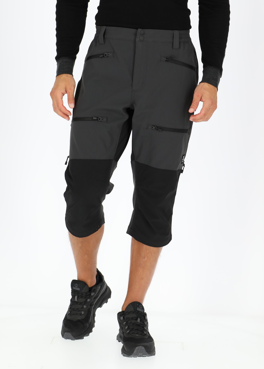 Colorado Stretch 3/4 Pants, Charcoal/Black, 3xl, Shorts | Herr - Aktivitet - Outdoorkläder - Shorts | Padelspecialisterna