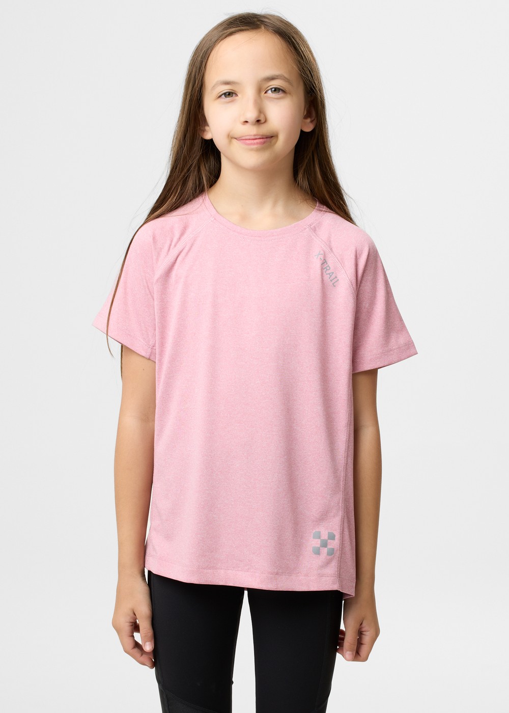Training Tee Ii Jr, Dusty Rose Melange, 160, Löpar-T-Shirts | Junior - Aktivitet - LöparklÀder - Löpar-t-shirts | Padelspecialisterna