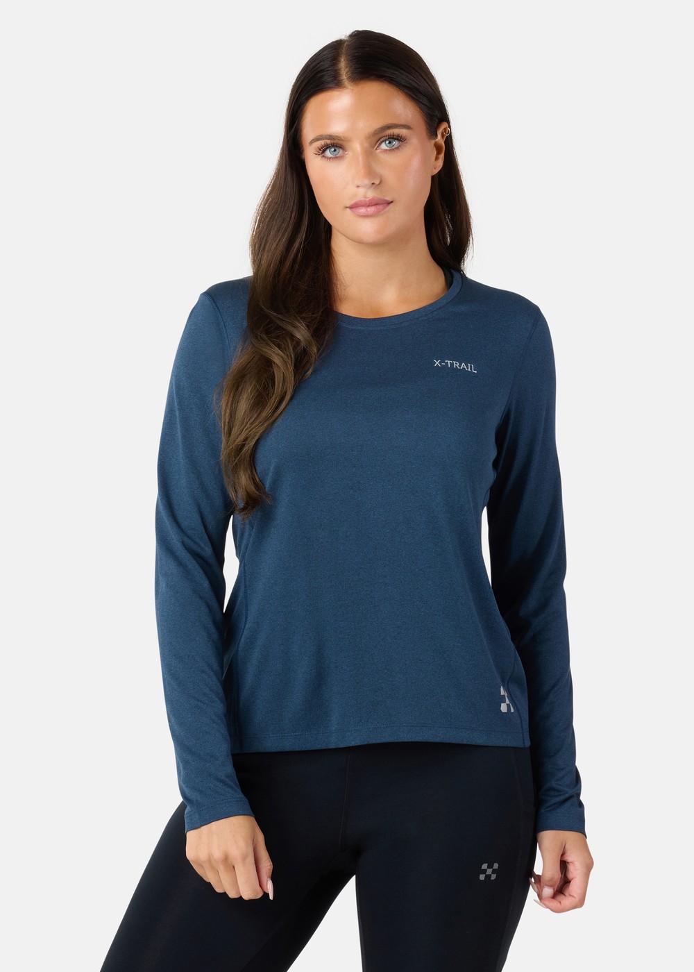 Training L/S Tee Ii W, Dk. Navy Melange, 48, Träningströjor | Dam - Aktivitet - Träningskläder - Träningströjor | Padelspecialisterna