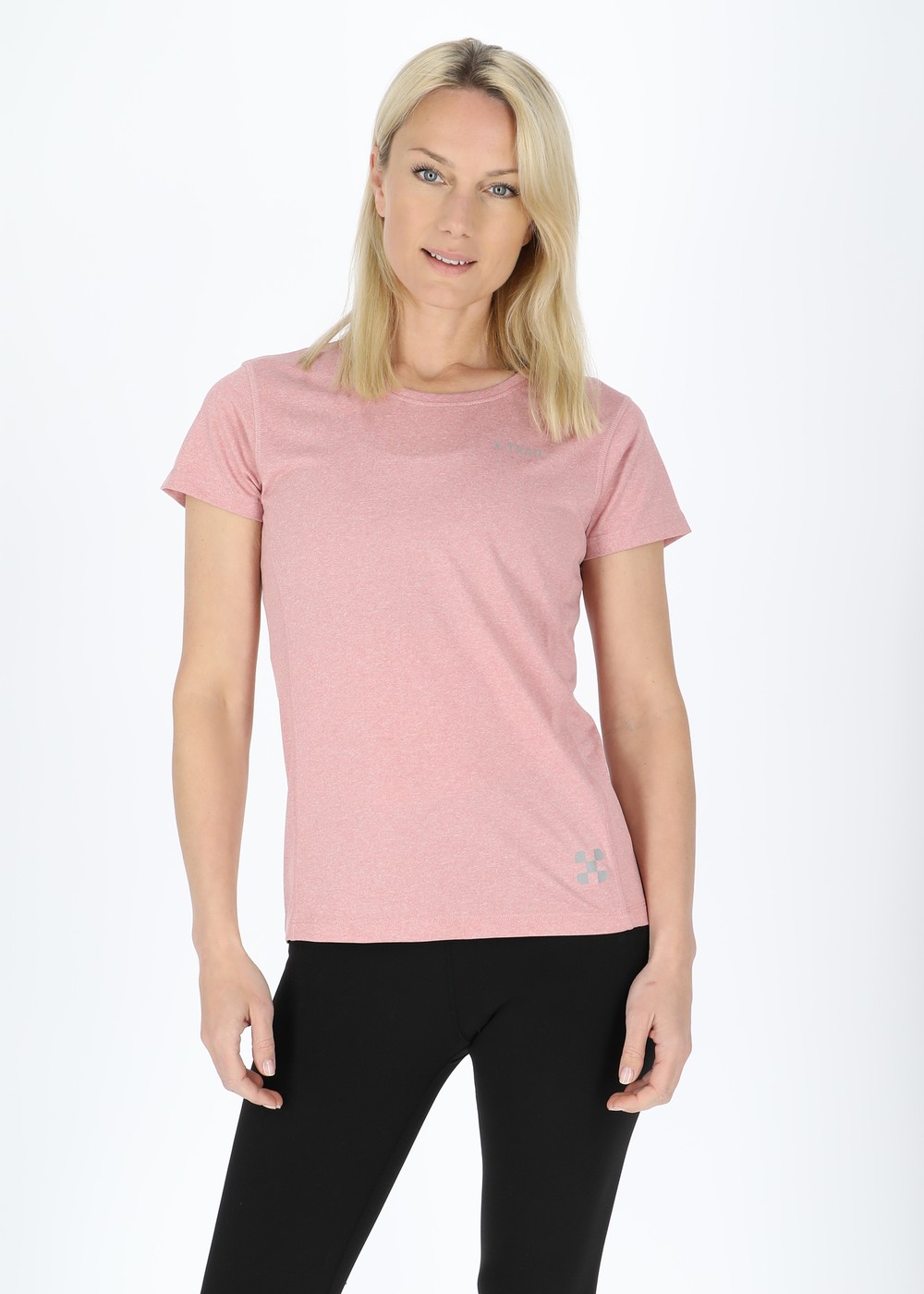 Training Tee Ii W, Dusty Rose Melange, 46, Tränings-T-Shirts | Dam - Aktivitet - Träningskläder - Tränings-t-shirts | Padelspecialisterna