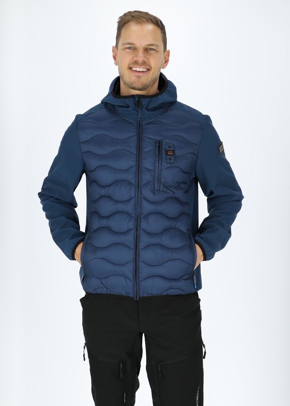 Lightwave Hybrid Softshell Jacket, Dk.Denim, Xl, Softshelljackor | Herr - Kläder - Jackor - Softshelljackor | Padelspecialisterna