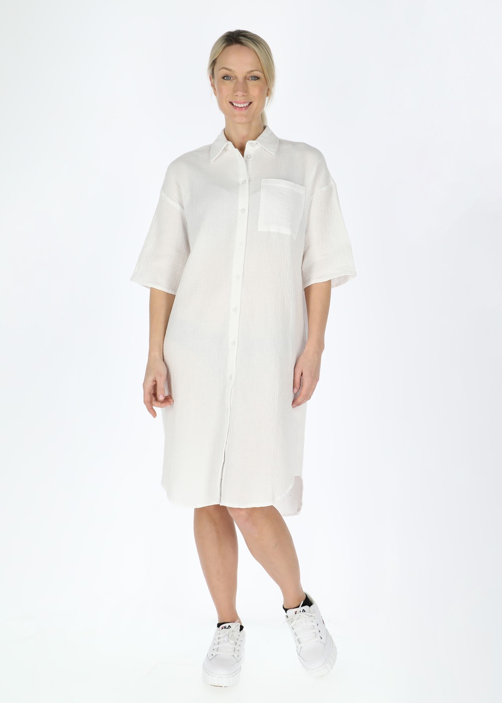 Maxime Oversized Shirt W, White, 40, Bästsäljare | Dam - Bästsäljare | Padelspecialisterna