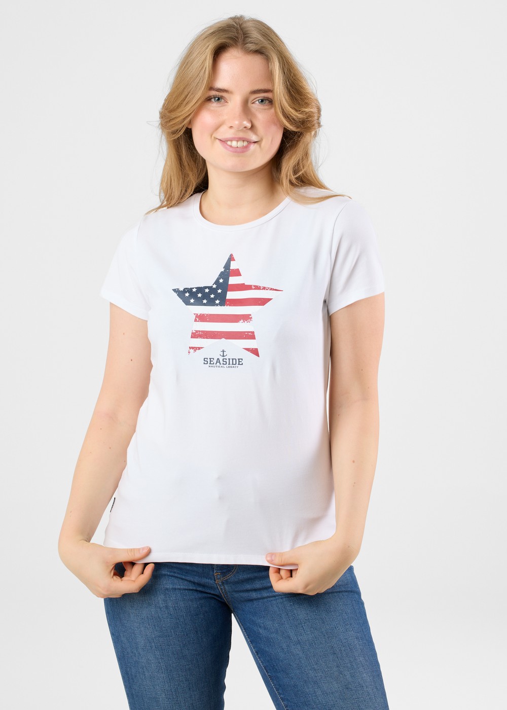 Hampton Tee W, White, 38, T-Shirts | Dam - Kläder - T-shirts | Padelspecialisterna