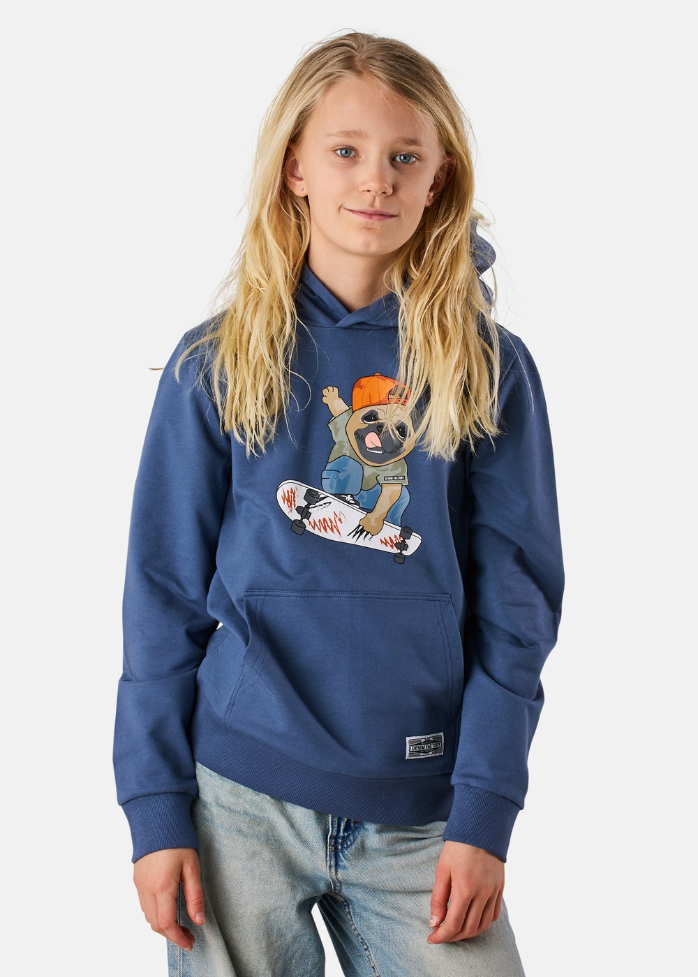 San Diego Hood B Jr, Denim Blue, 150, Hoodies | Junior - Kläder - Tröjor - Hoodies | Padelspecialisterna