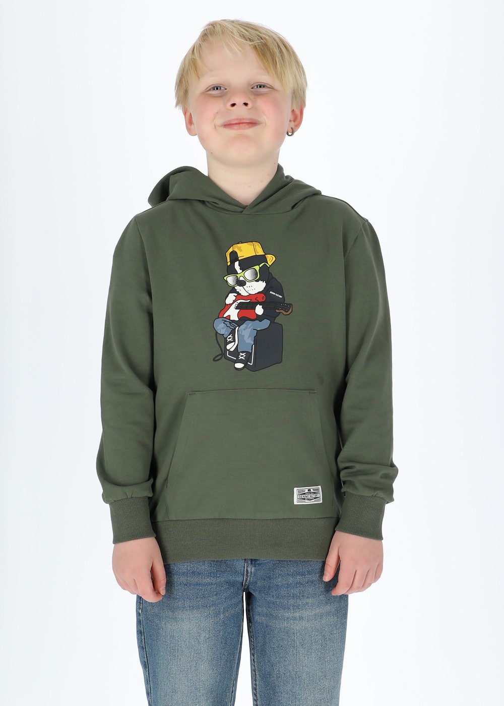 San Diego Hood B Jr, Olive, 150, Hoodies | Junior - Kläder - Tröjor - Hoodies | Padelspecialisterna