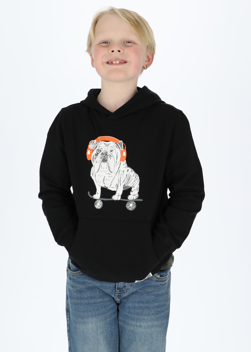 San Diego Hood B Jr, Black, 150, Hoodies | Junior - Kläder - Tröjor - Hoodies | Padelspecialisterna