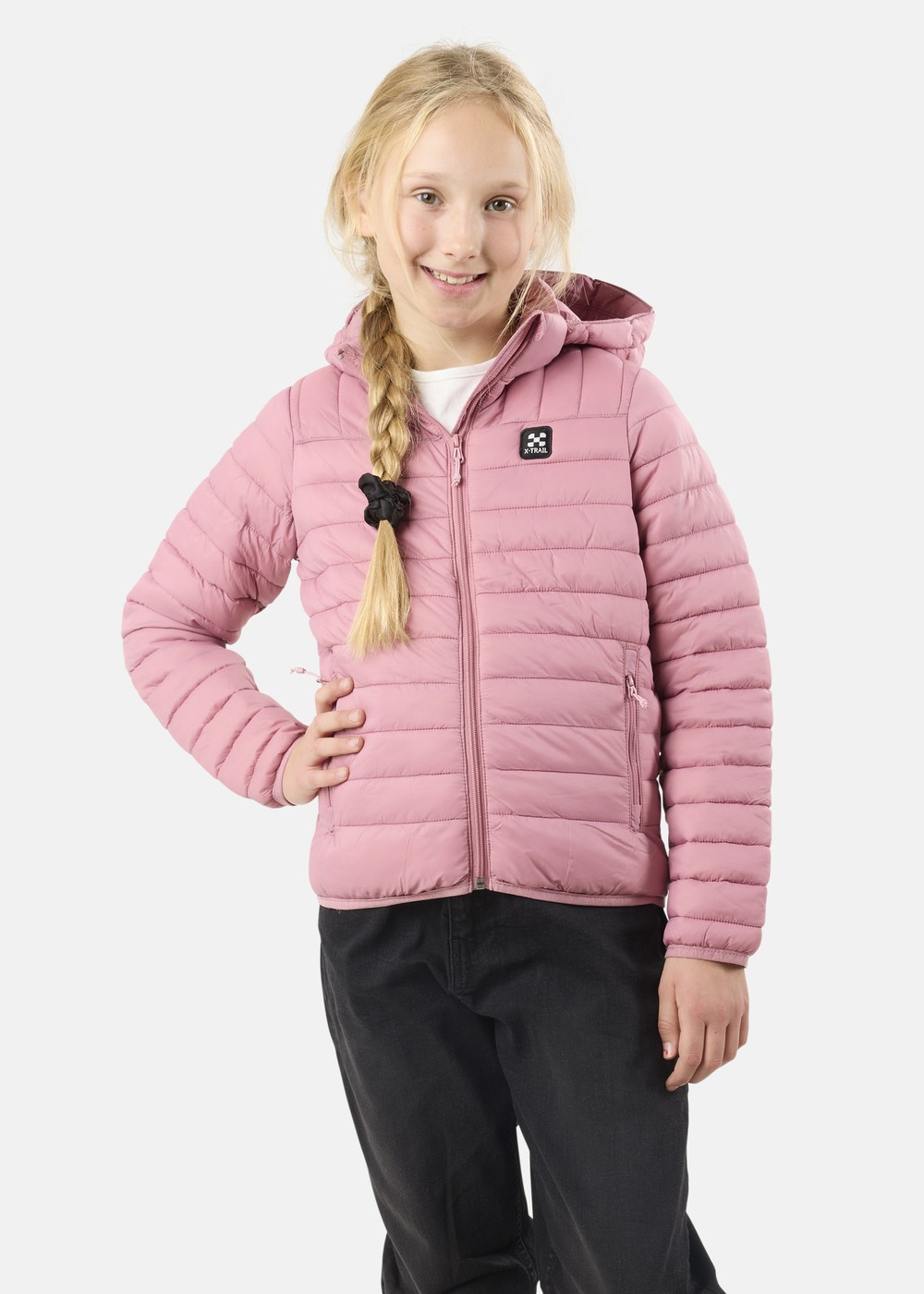 Colorado Lightweight Hooded Jacket Jr, Dusty Rose, 130, Jackor | Sport & aktivitet - Friluftsliv - Vandringskläder - Jackor | Padelspecialisterna