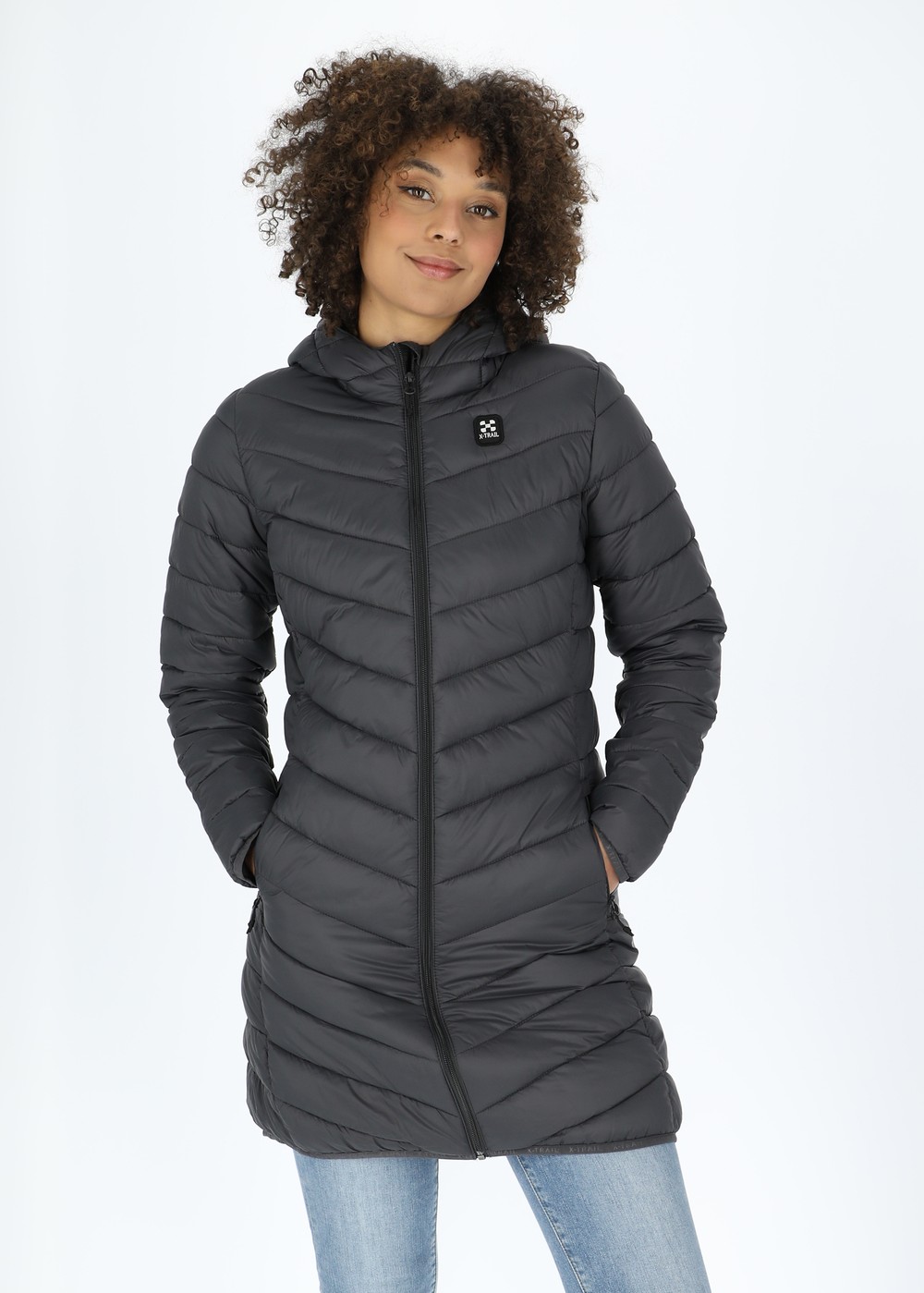 Colorado Lightweight Hooded Coat W, Charcoal, 40, Vinterjackor | Dam - Kläder - Jackor - Vinterjackor | Padelspecialisterna