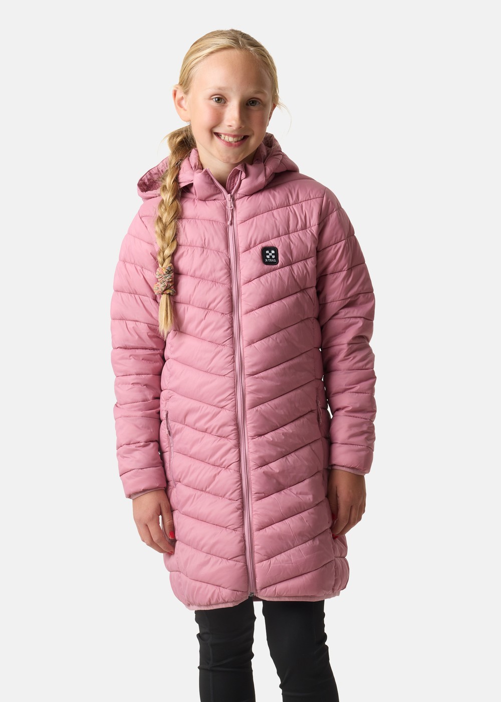 Colorado Lightweight Hooded Coat Jr, Dusty Rose, 130, Jackor | Junior - Kläder - Jackor | Padelspecialisterna