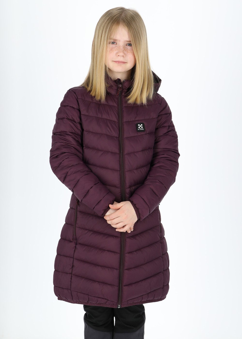 Colorado Lightweight Hooded Coat Jr, Burgundy, 110, Jackor | Junior - Kläder - Jackor | Padelspecialisterna