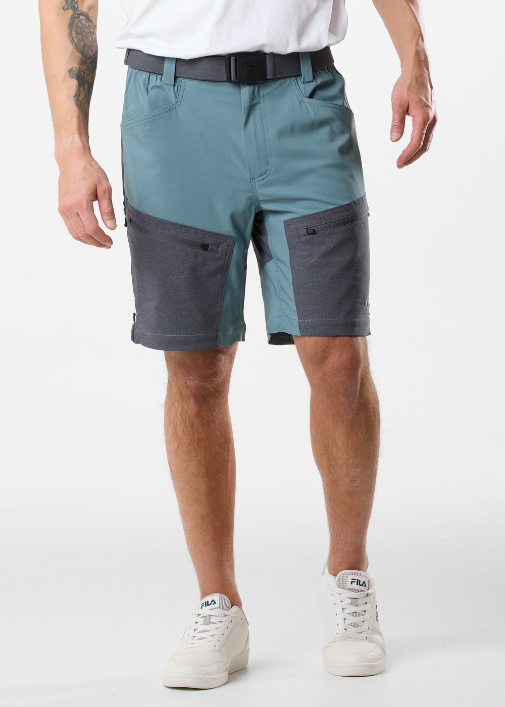 Sail Shorts, Sea Green/Charcoal Melange, Xl, Shorts Och Kjolar | Sport & aktivitet - Friluftsliv - Vandringskläder - Shorts och Kjolar | Padelspecialisterna