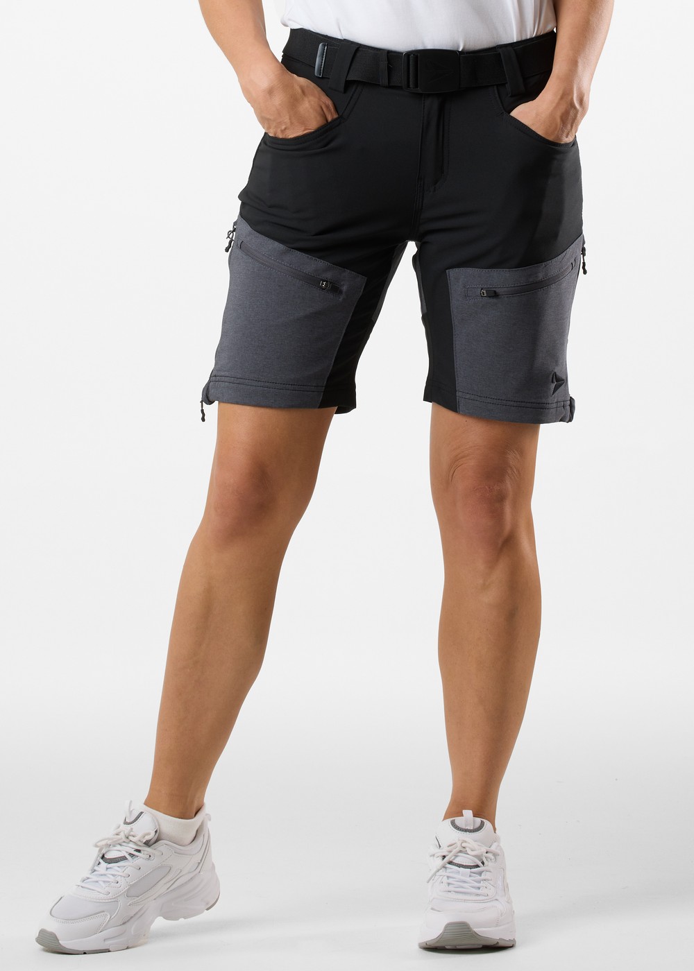 Sail Shorts W, Black/Charcoal Melange, 44, Shorts Och Kjolar | Sport & aktivitet - Friluftsliv - Vandringskläder - Shorts och Kjolar | Padelspecialisterna