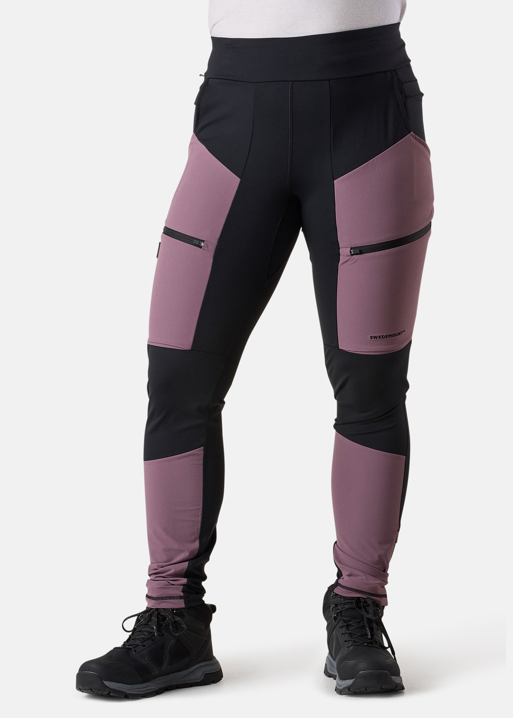 Trondheim Trekking Tights W, Dk. Mauve/Black, 34, Byxor | Dam - Aktivitet - Outdoorkläder - Byxor | Padelspecialisterna