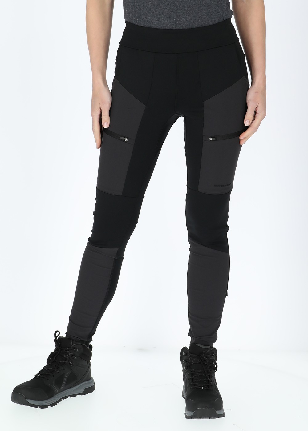 Trondheim Trekking Tights W, Charcoal/Black, 34,  Byxor